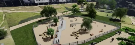 Parque canino de Barreiro en Vigo