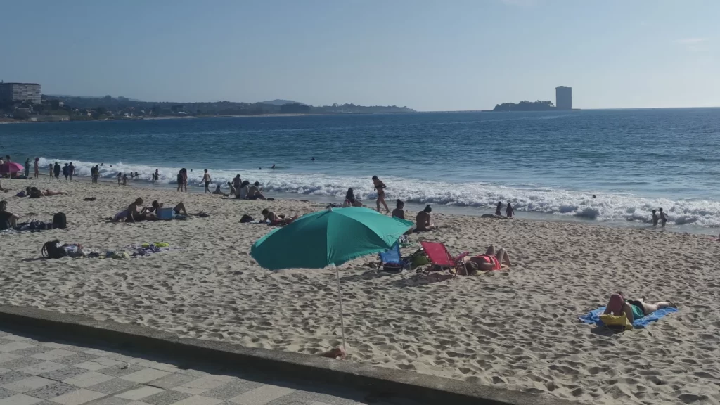 Playa de Samil en Vigo