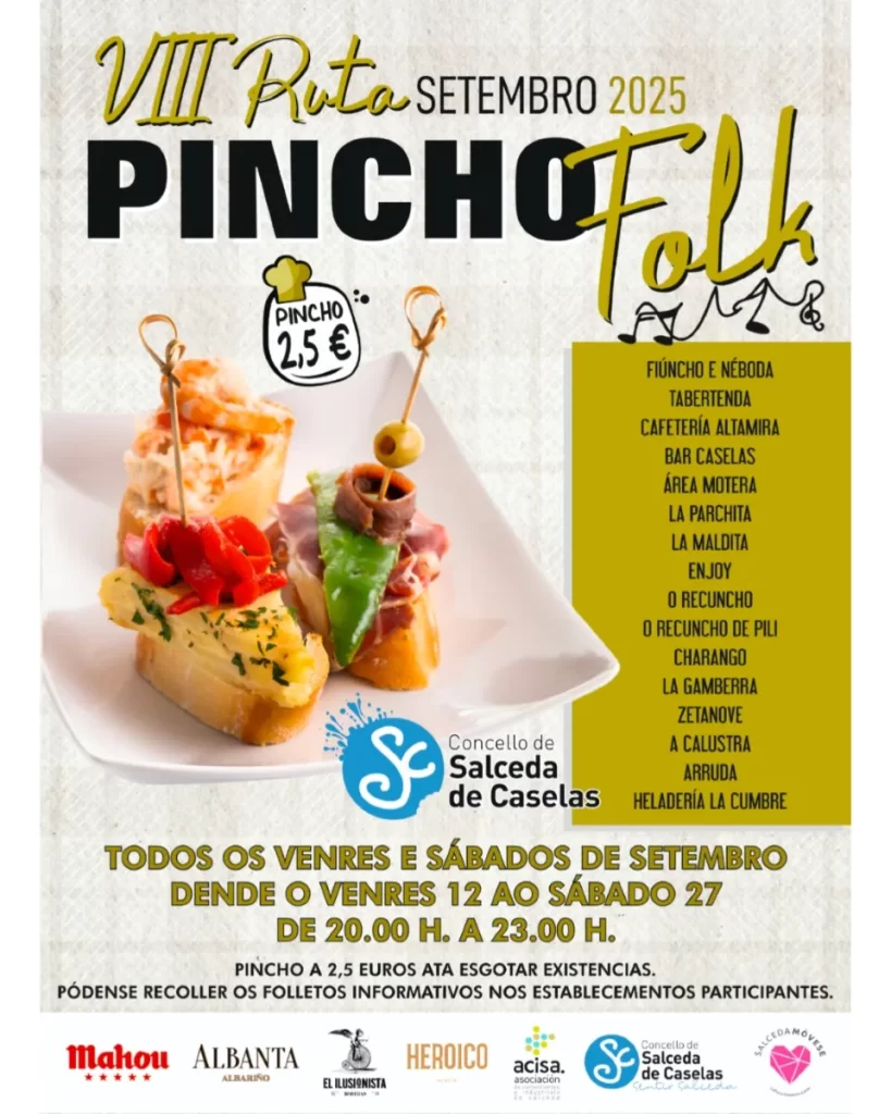 Ruta de Pincho Folk de Salceda de Caselas