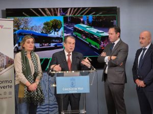 Navidad de Vigo en los autobuses