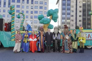 Abel Caballero con los Reyes Magos