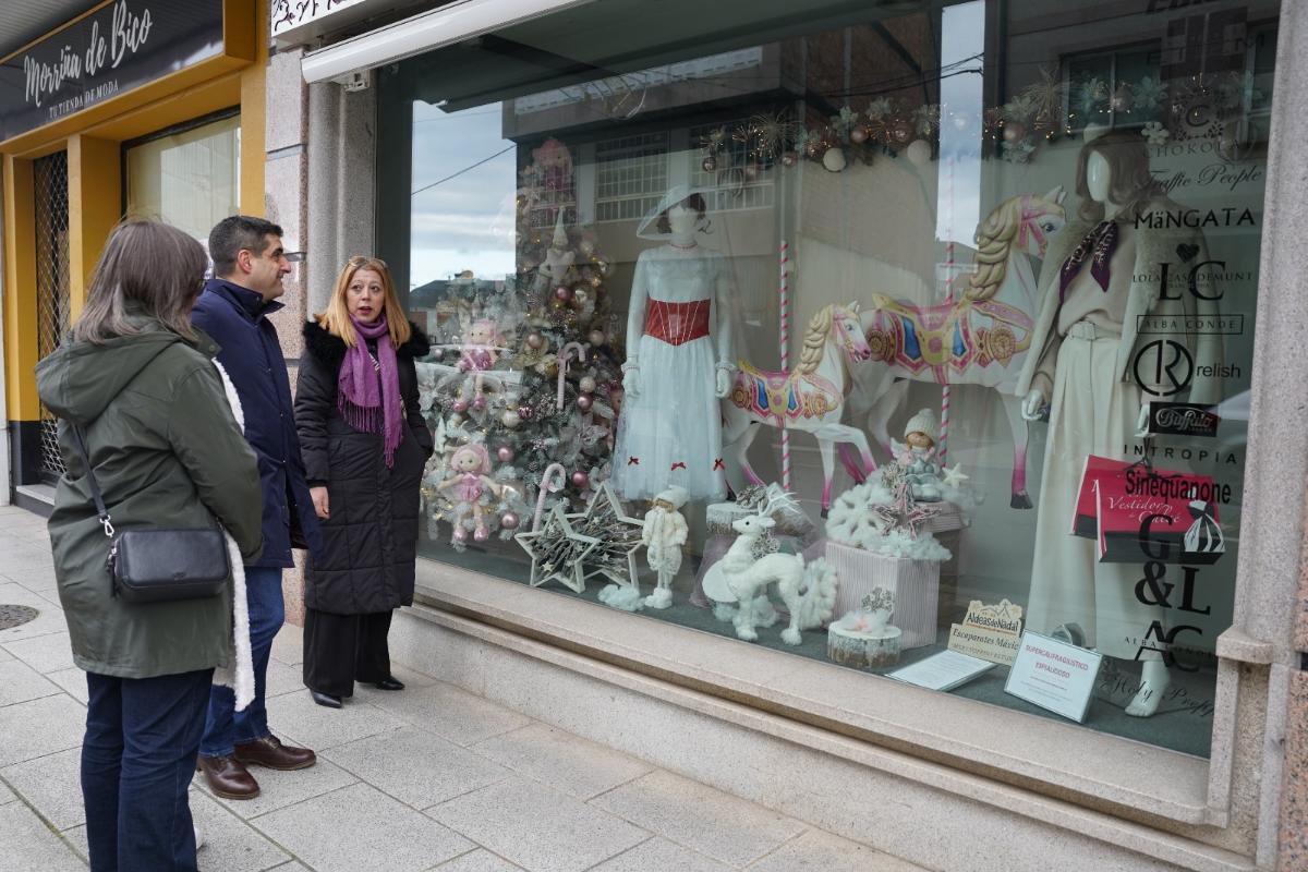 Escaparates de Navidad en Lalín